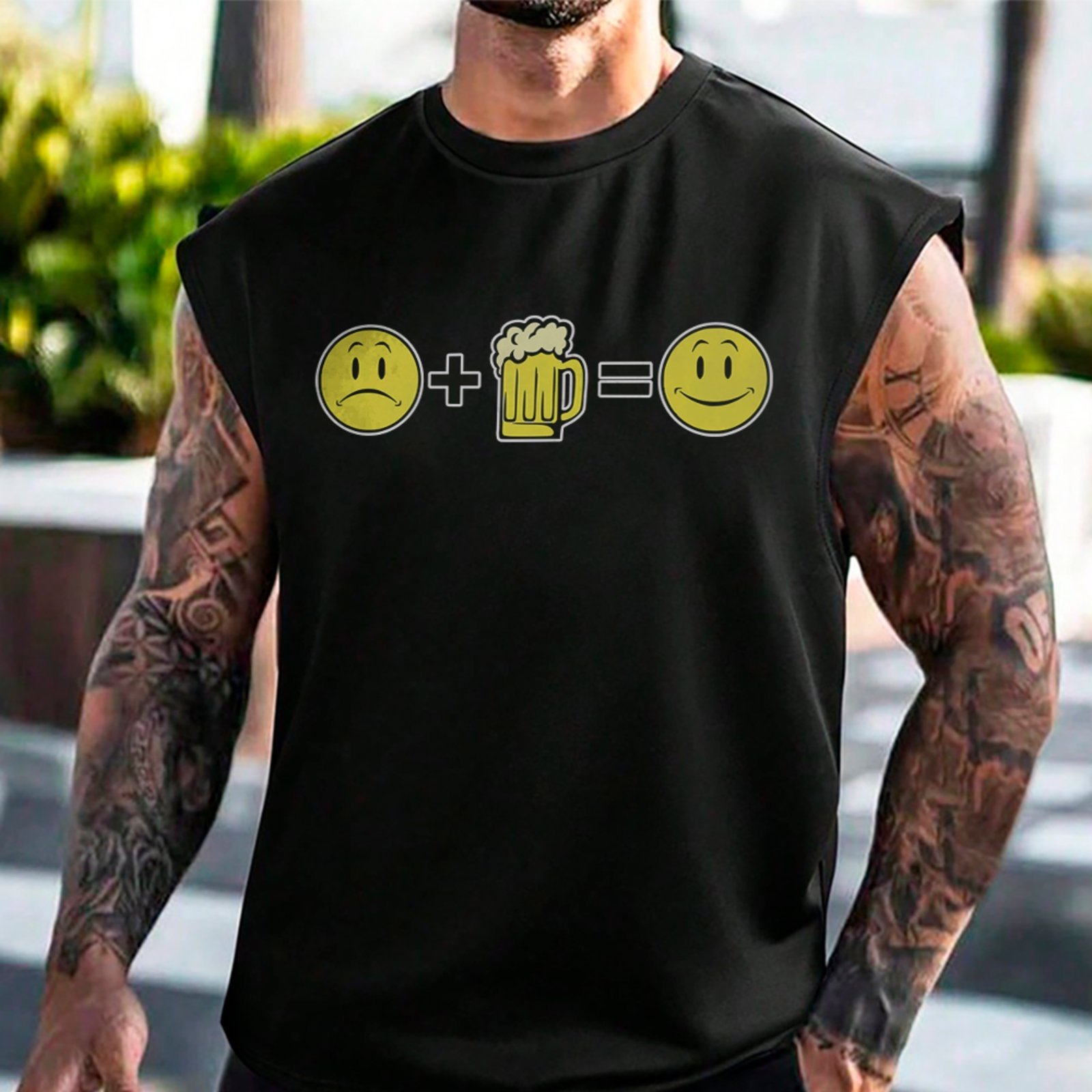 Camiseta Regata Machão Cerveja Humor Engraçado Beer Funny Preto