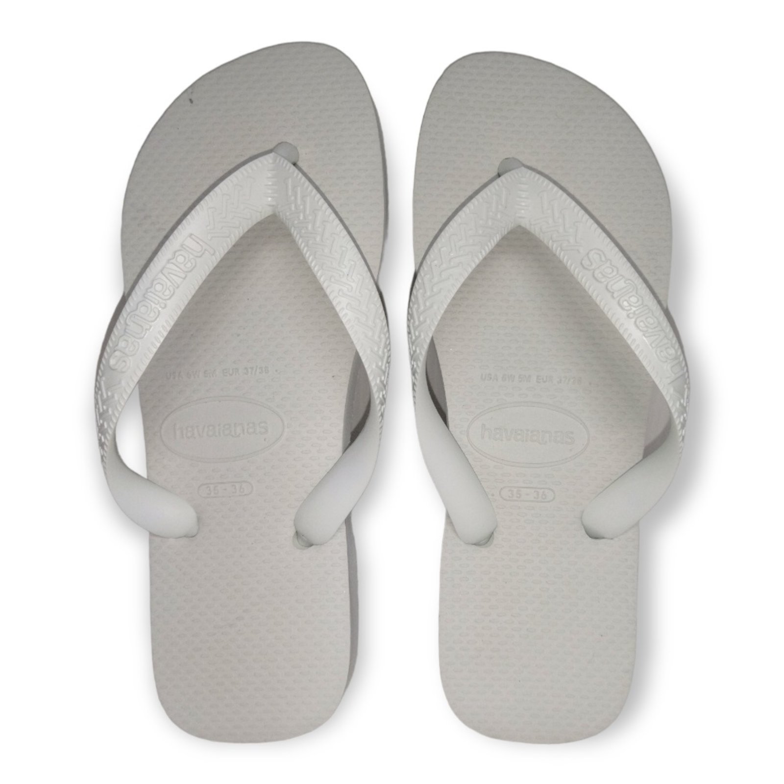 Vista 2 Chinelo Havaianas Top branco Havaianas branco