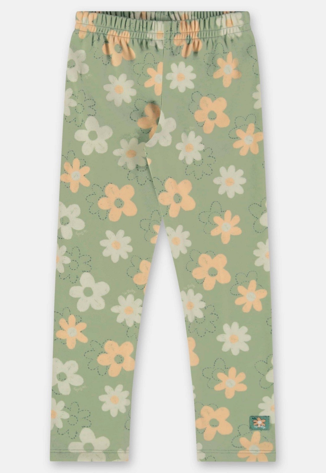 Infantil - Calça Legging em Malha Peluciada Up Baby Verde