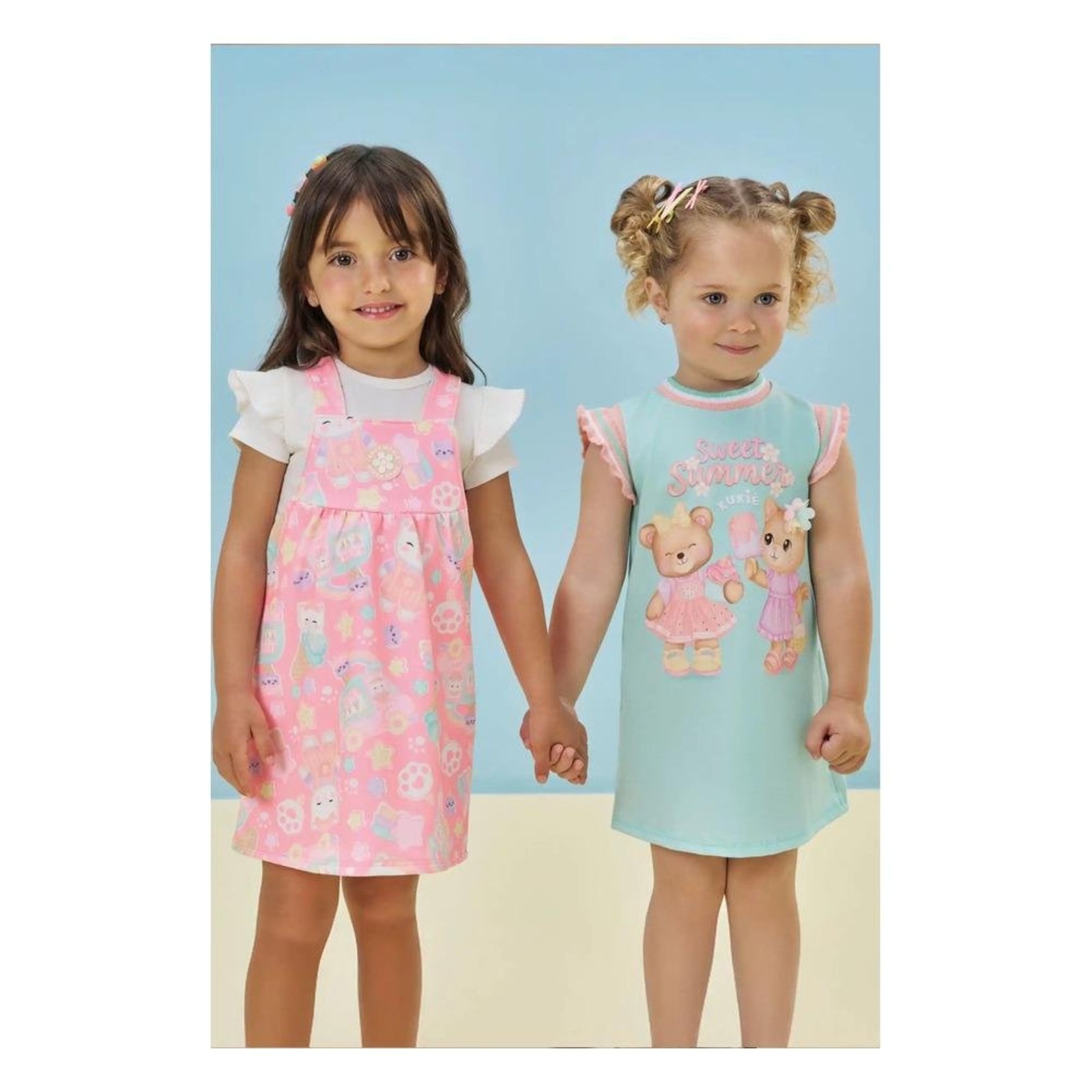 Infantil - Vestido Sweet Summer Kukiê Estampado 1 Unico