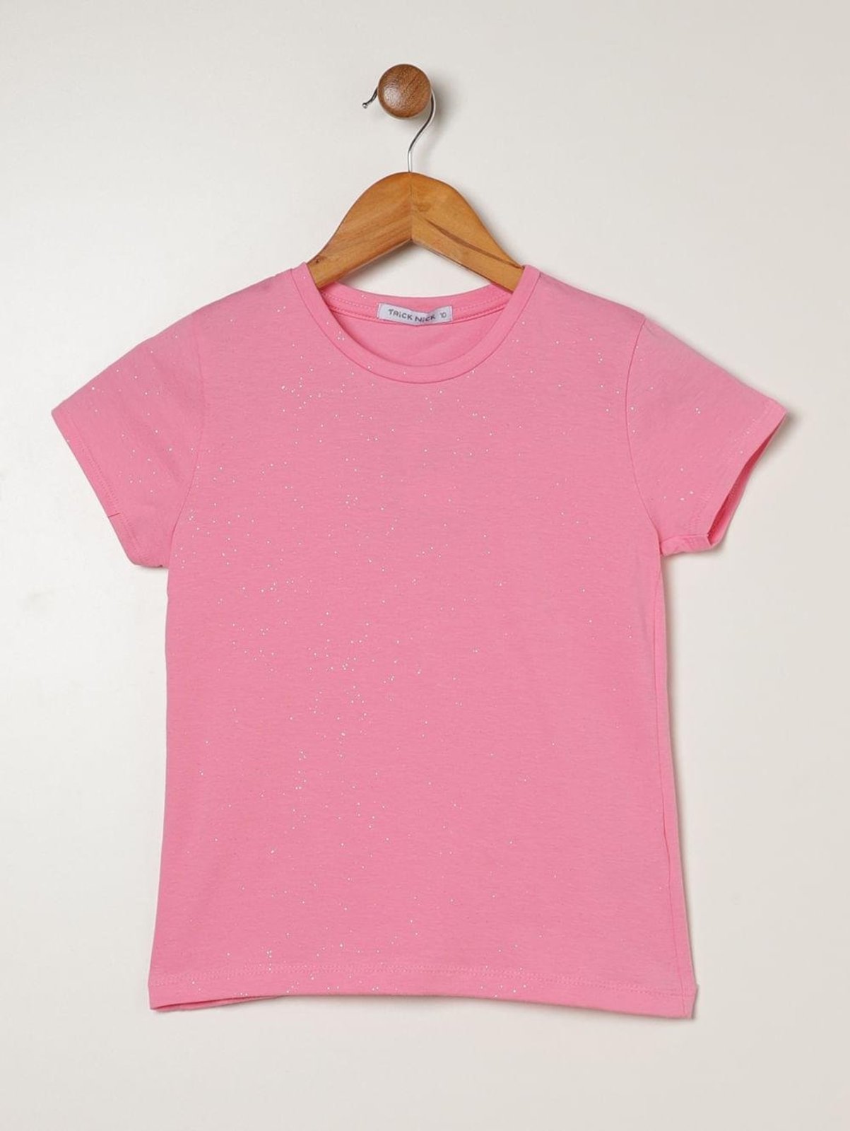 Infantil - Blusa Manga Curta Juvenil Para Menina - ROSA CLARO
