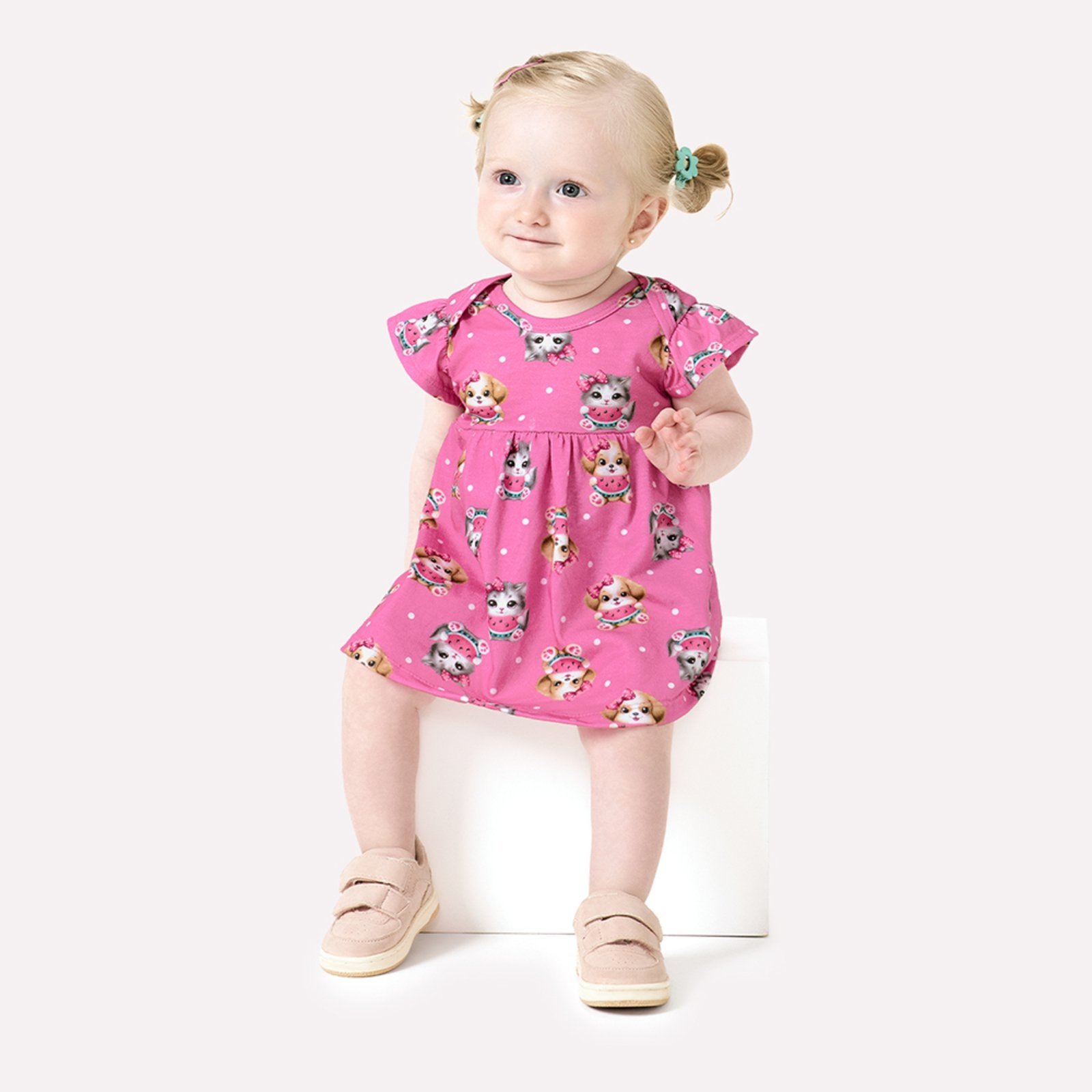 Infantil – Vestido Menina Estampa Kyly