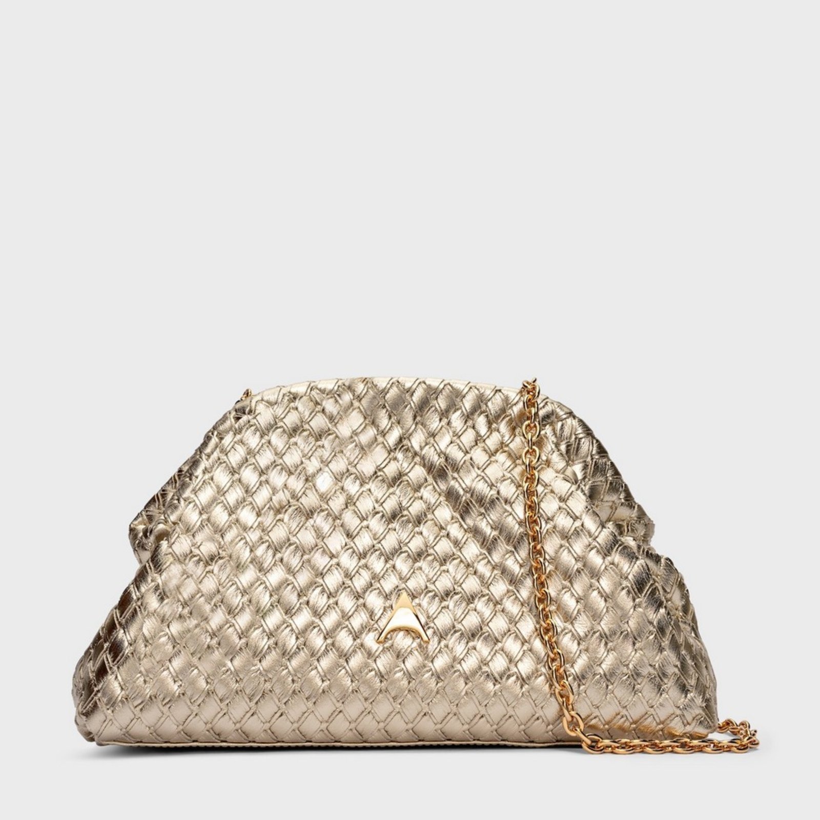 Vista 2 Bolsa Clutch Carrano 800871 dourado dourado