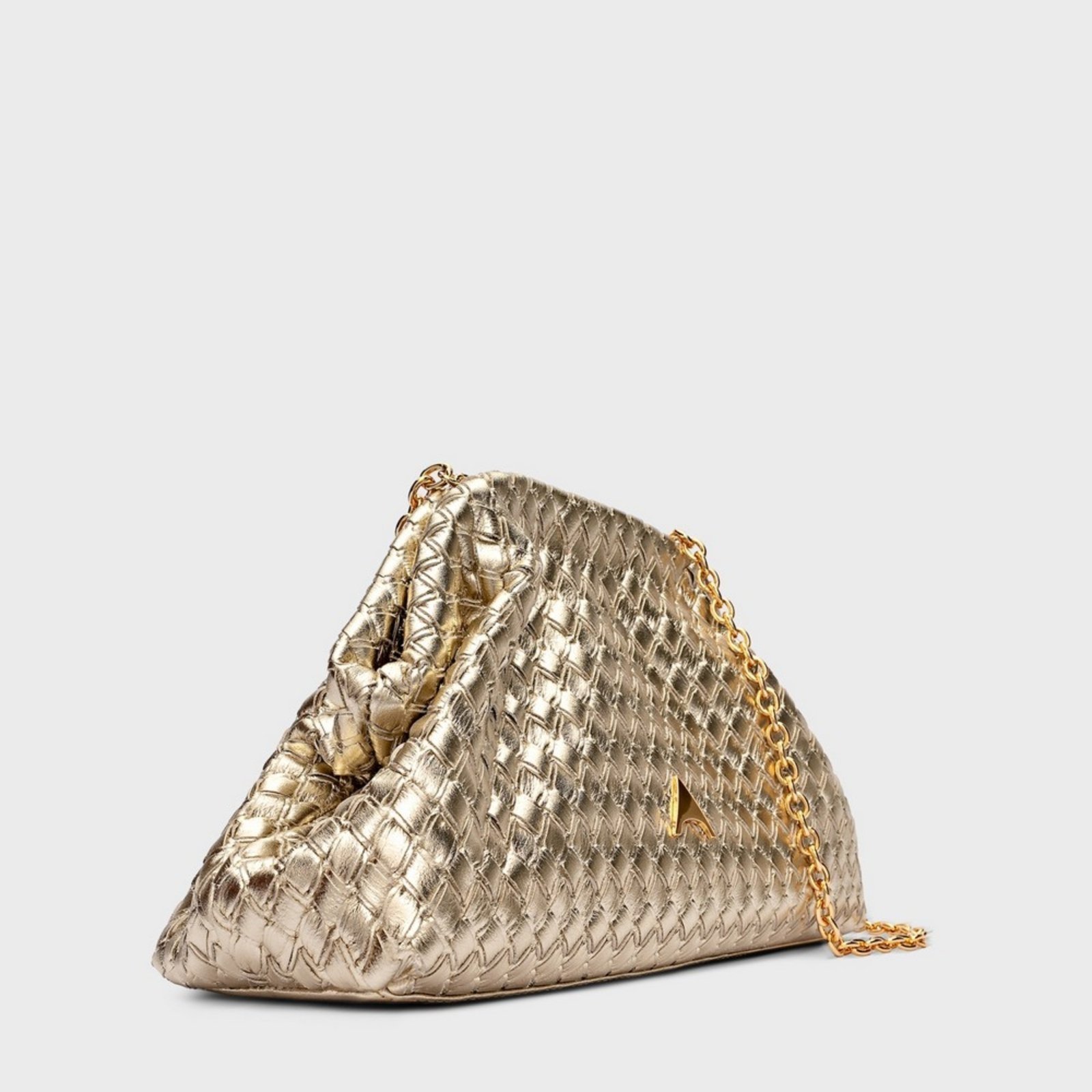 Vista 3 Bolsa Clutch Carrano 800871 dourado dourado
