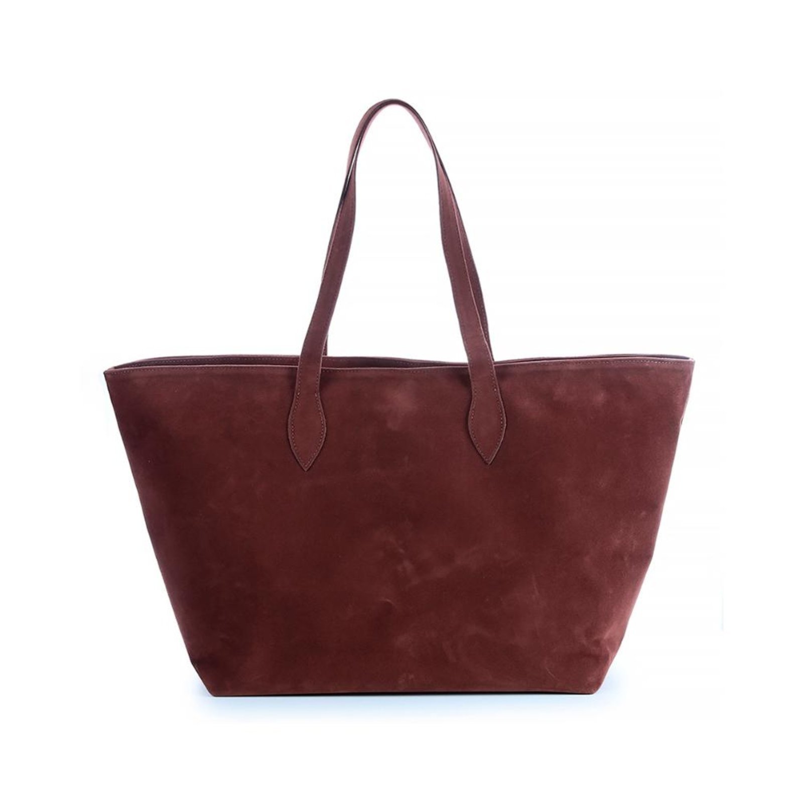 Bolsa Grande 2 em 1 Francy Camurça Marrom Marrom
