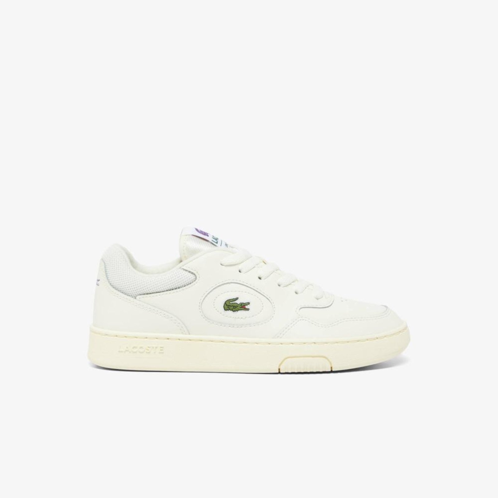 Tênis Lacoste Lacoste Femininas Lineset de Couro Bege