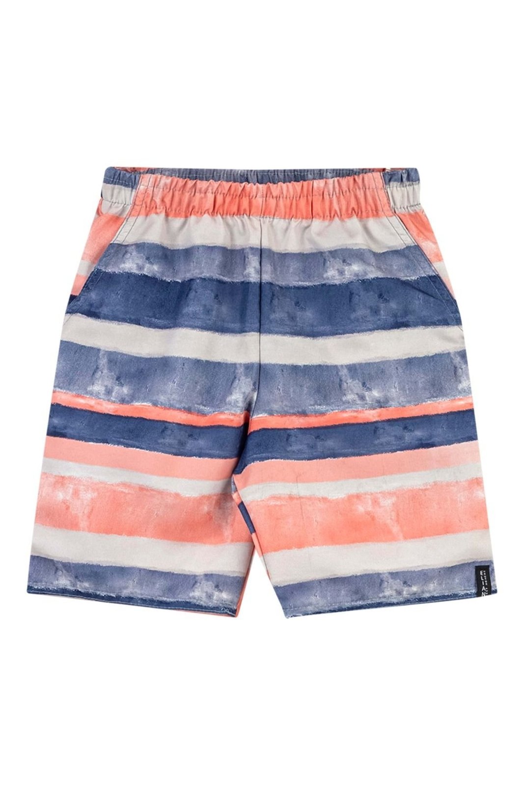 Infantil - Bermuda Menino Tactel Com Bolsos Elian Azul