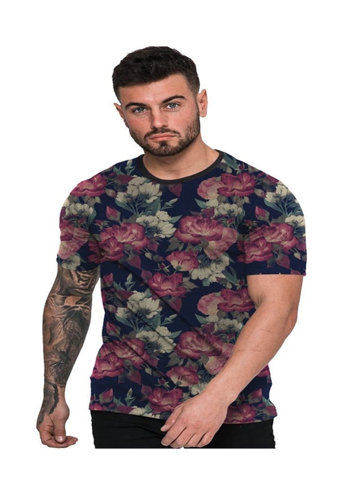 Camiseta Di Nuevo Estampada Floral
