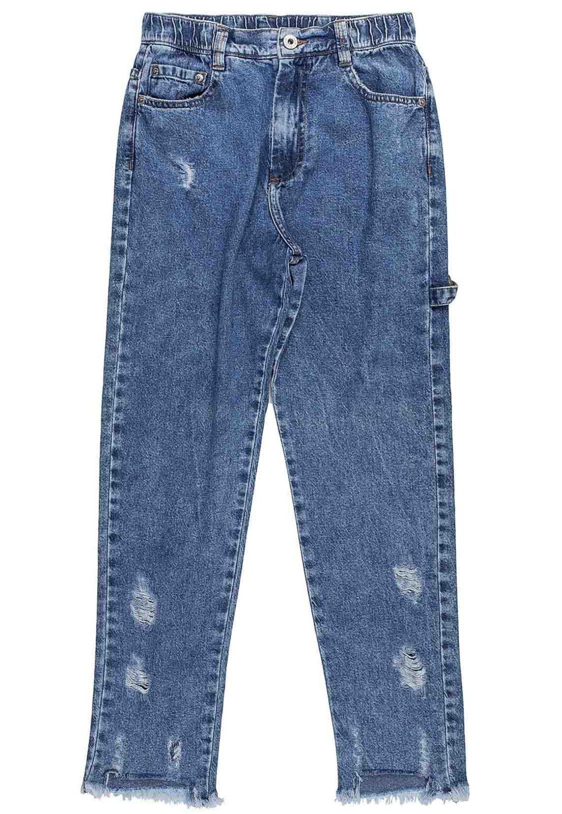 Vista 2 Infantil - Calça Jeans Style I AM Bobby Lulu azul Bobby Lulu azul