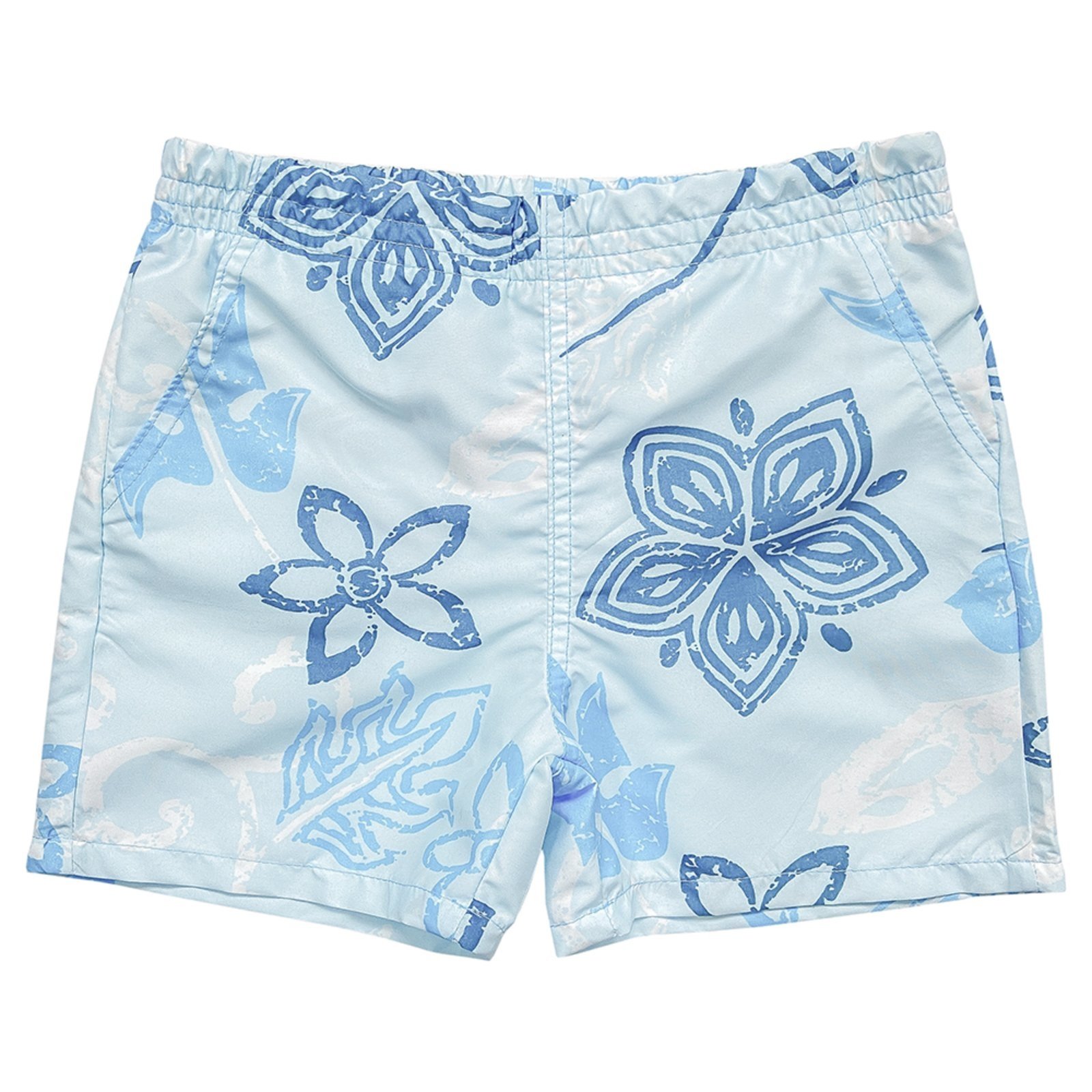 Infantil – Shorts Juvenil Look Jeans Tactel Turquesa