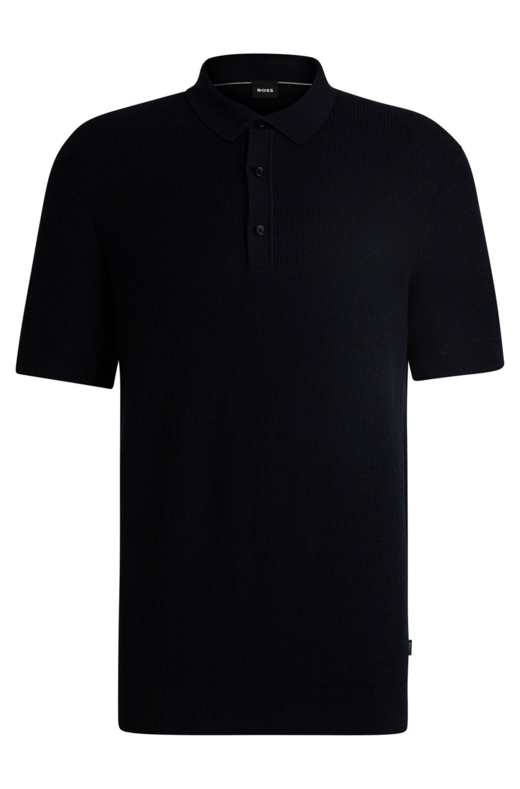 Camisa Polo Regular-Fit Com Estruturas Mistas