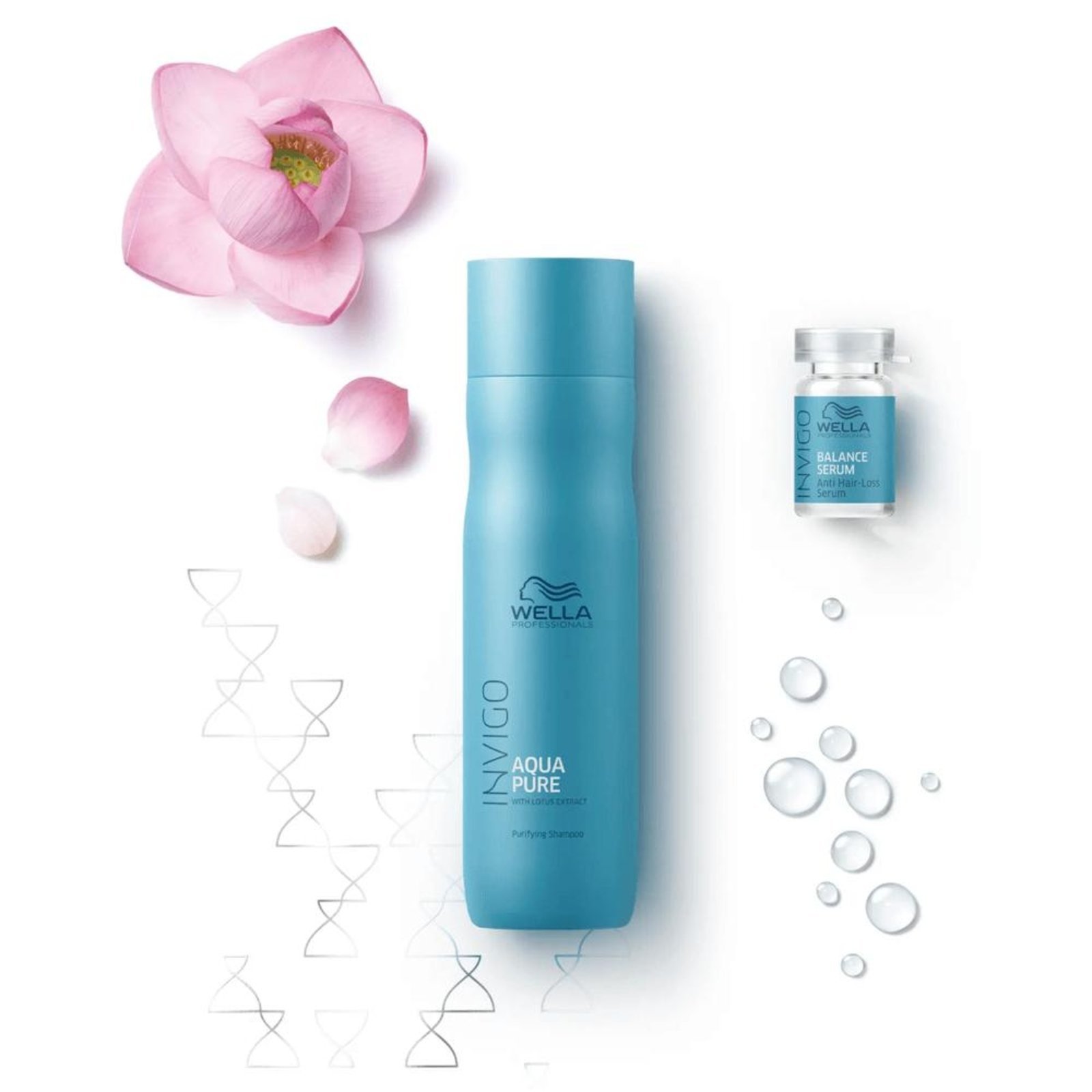 Vista 3 Wella Professionals Invigo Balance Aqua Pure Shampoo 250ml incolor aqua WELLA PROFESSIONALS incolor aqua
