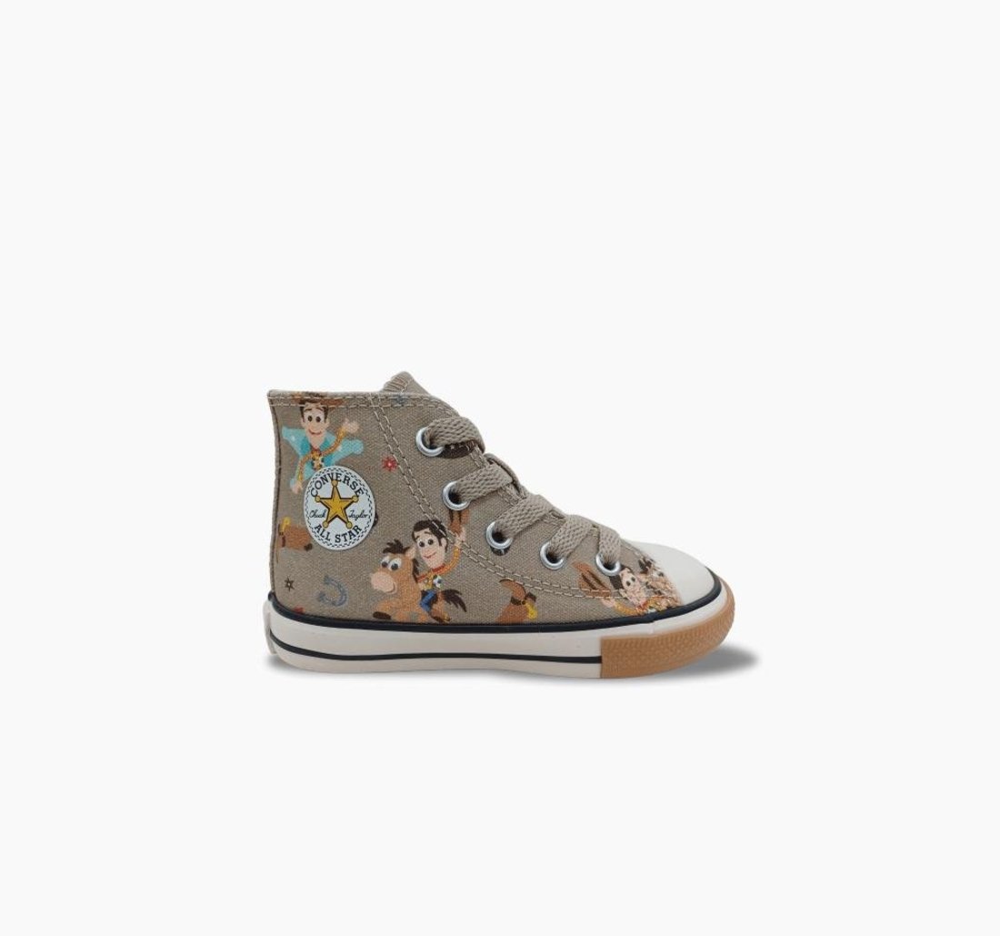 Infantil - Tênis Chuck Taylor All Star Woody Zíper Alto Bege