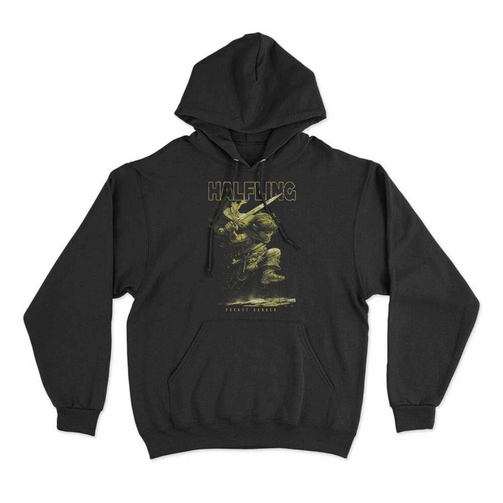 Moletom Com Capuz Halfling - Preto - Casual - Studio Geek