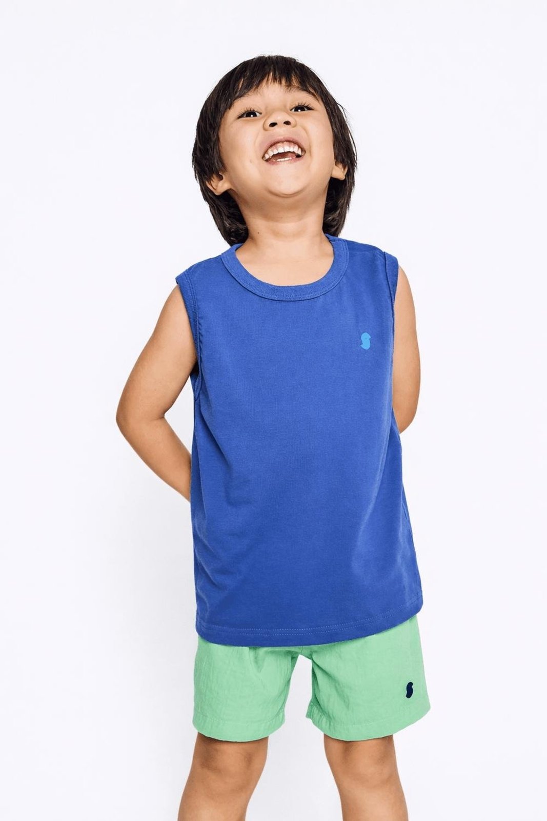 Infantil - Short Menino Básico Alphabeto Verde