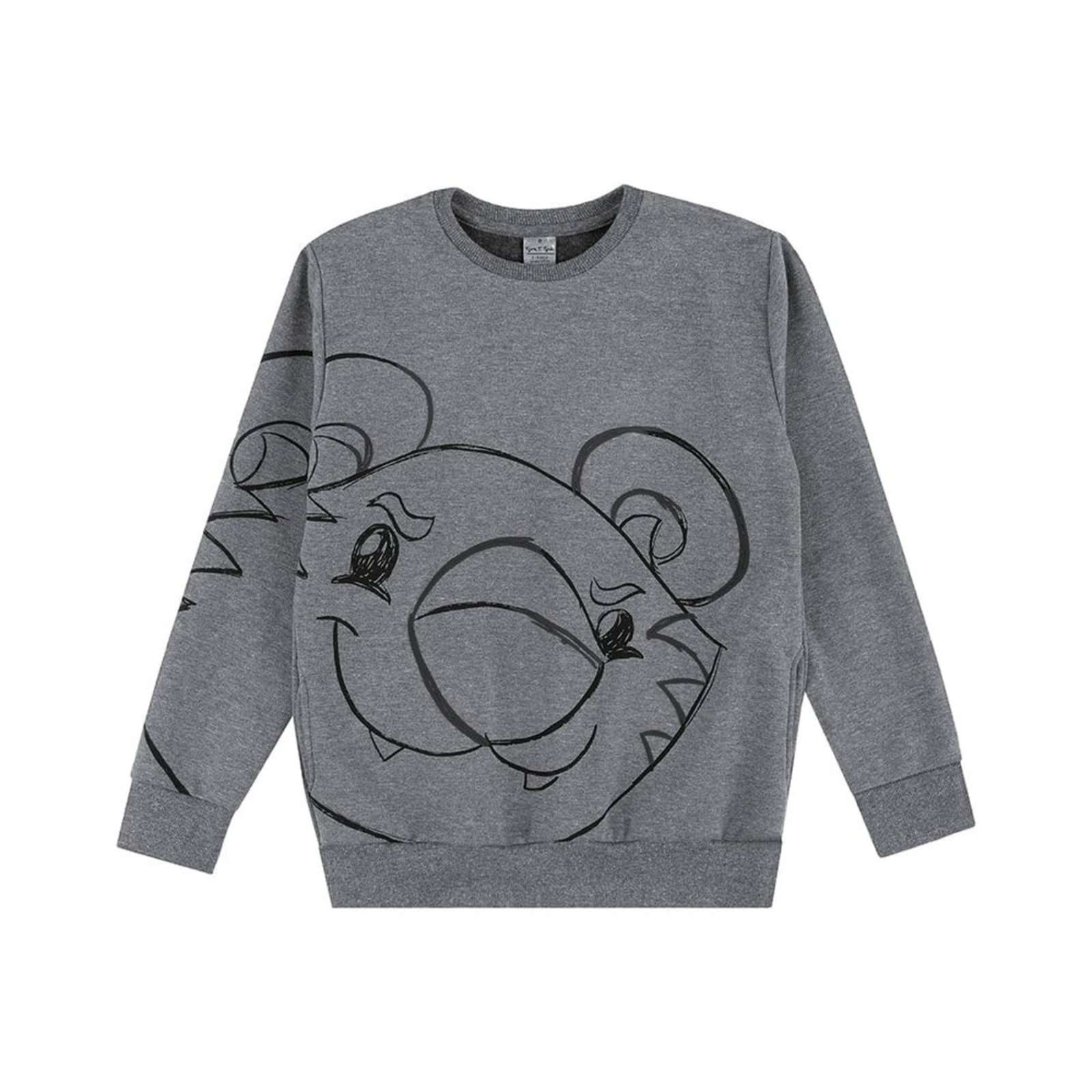 Infantil - Blusão Moletom Menino Tigor T. Tigre
