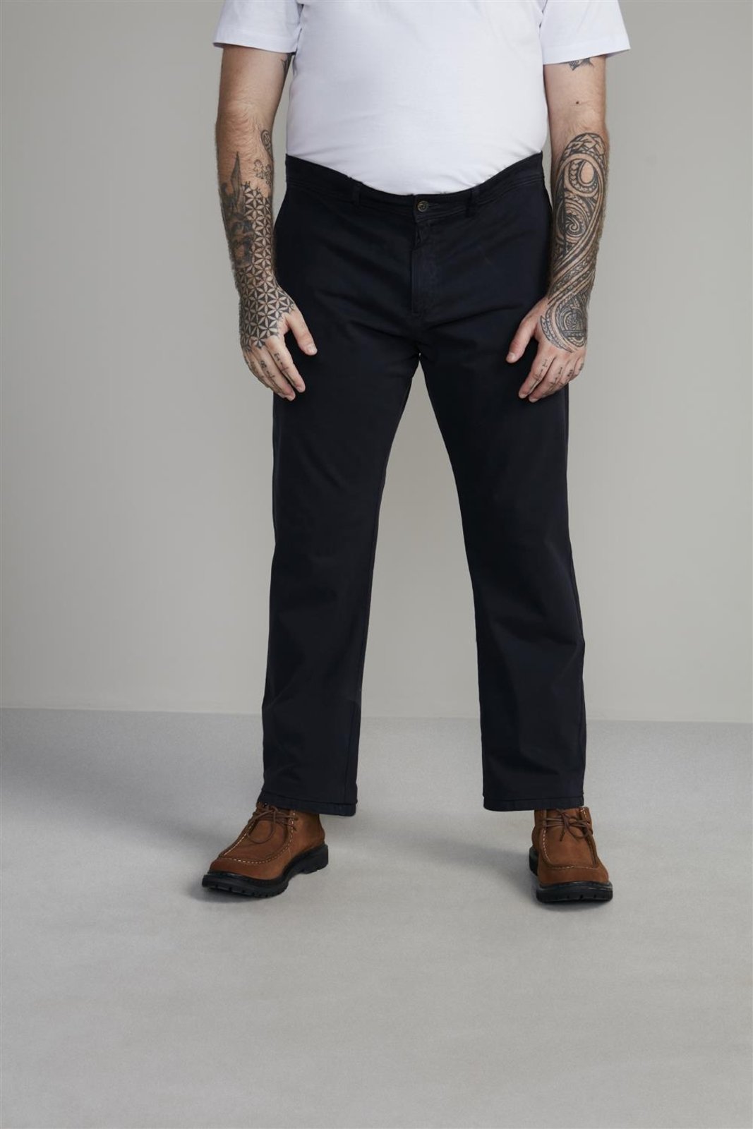 HIGHSTIL Calça Chino Comfort - Azul Marinho