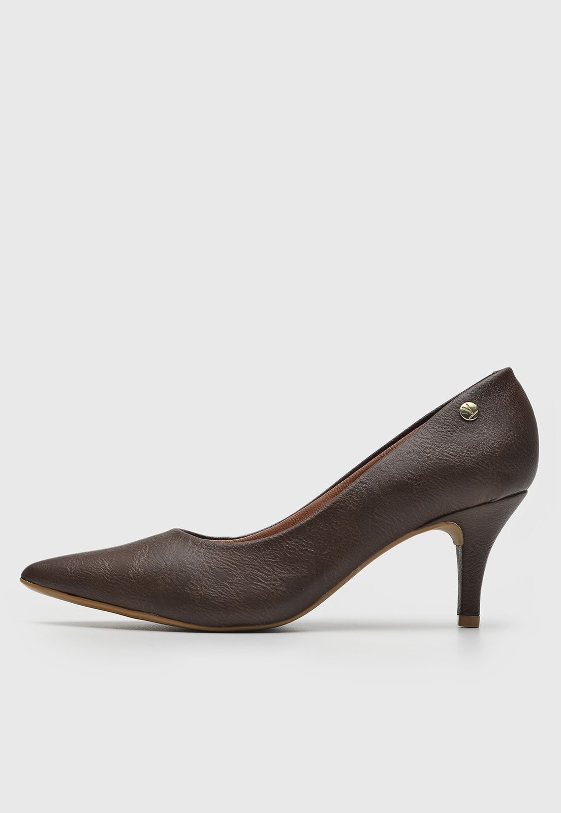 Scarpin Vizzano Liso Marrom