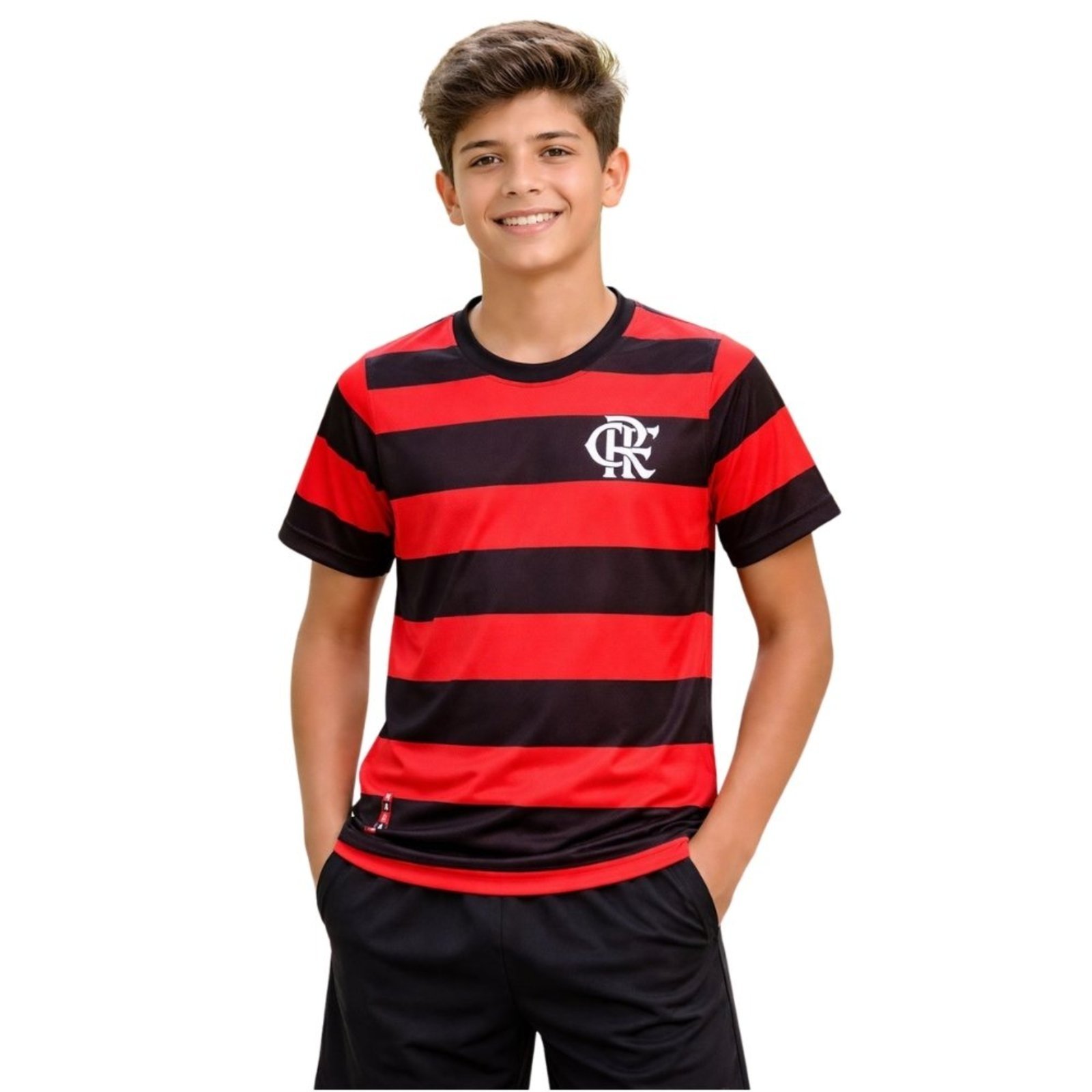 Infantil - Camiseta Betel Flamengo Home Juvenil
