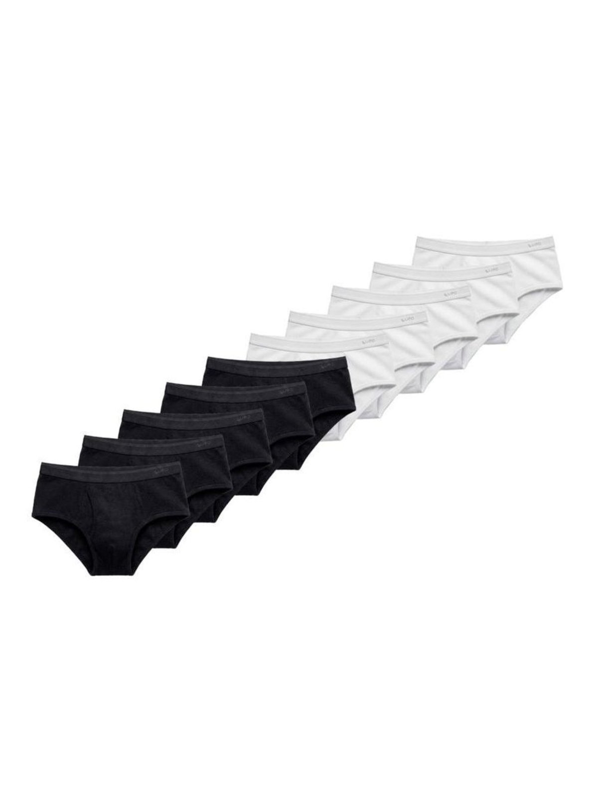 Kit com 10 Cuecas Slip Lupo com Abertura 546-003