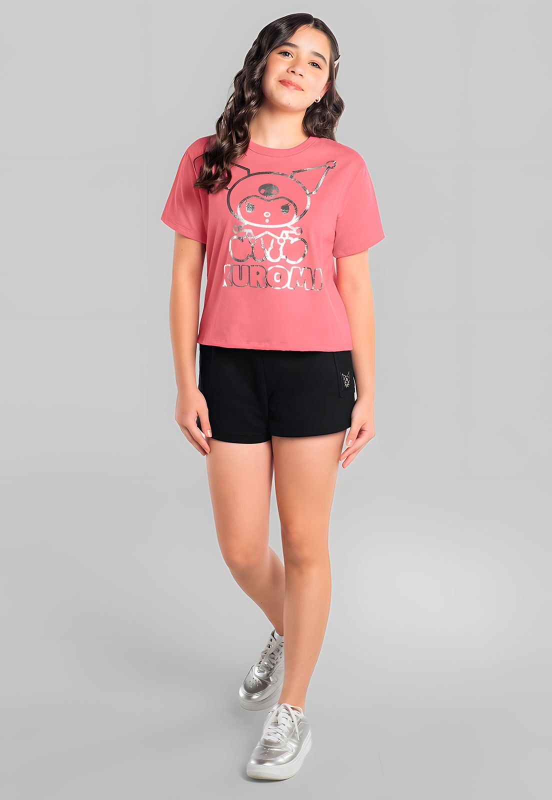 Infantil - Conjunto Brandili Kuromi Rosa
