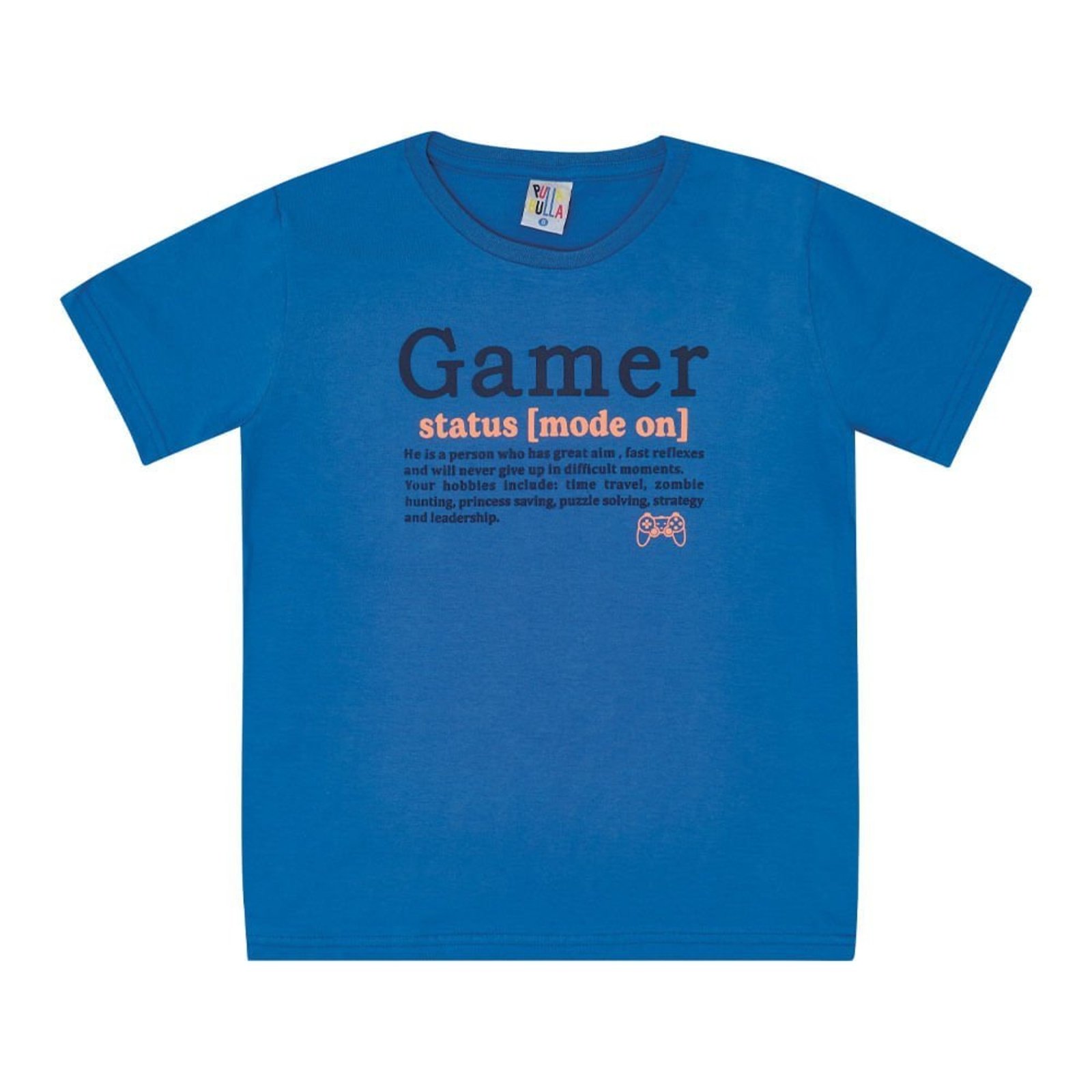 Infantil - Camiseta Menino - Royal - 49357-140 Azul