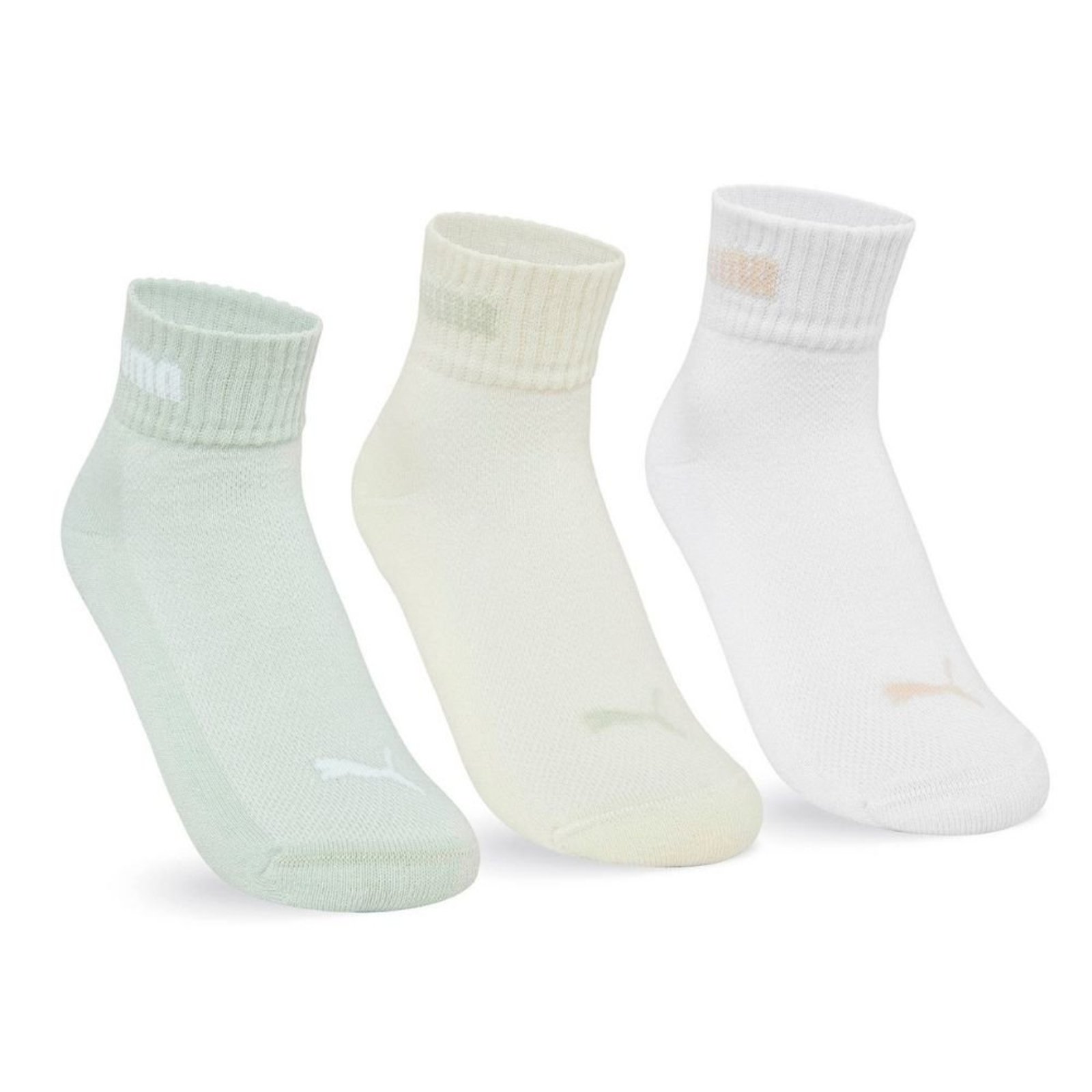 Kit 3 Meia Puma Cano Baixo Feminina 34/38