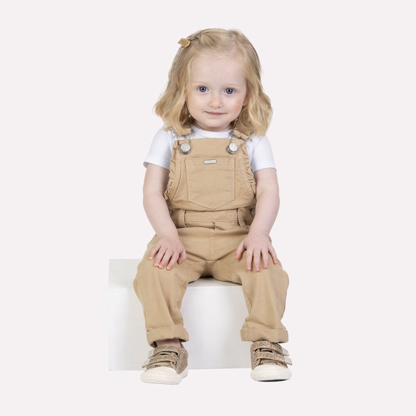 Infantil - Jardineira Menina Jeans Mania