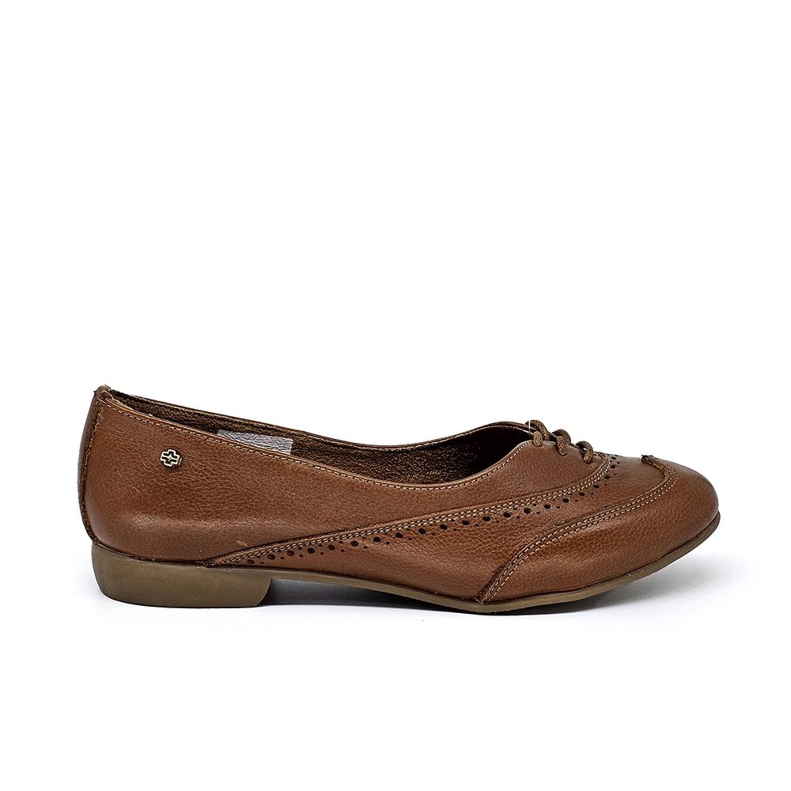 TRO007 MOCASSIM AMARRAR TROIAN - COURO CFT TAN BURNED