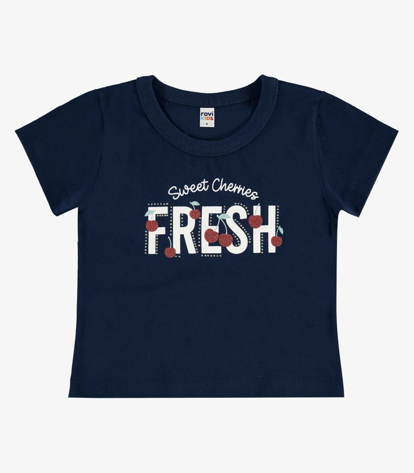 Infantil - Blusa Meia Malha Com Estampa Rovi Azul