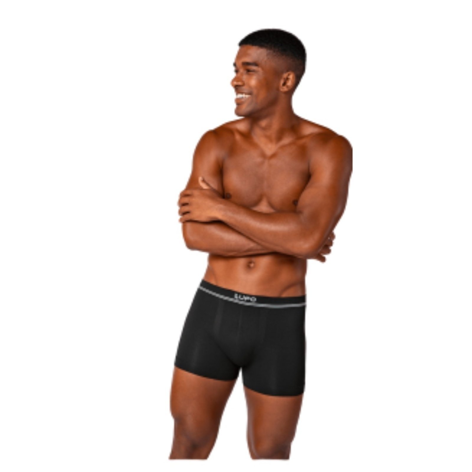 Cueca Masculina Boxer Sem Costura Lupo