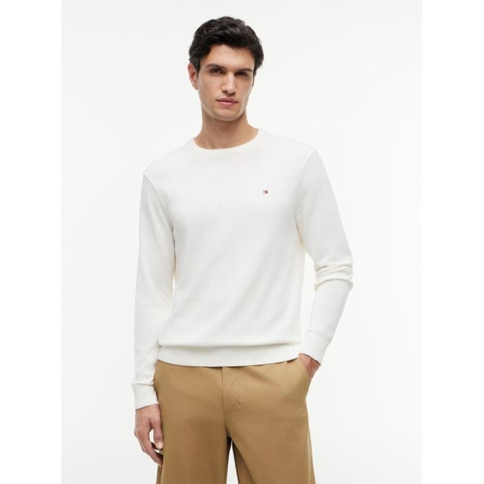 Suéter Clássico Gola C Off-white