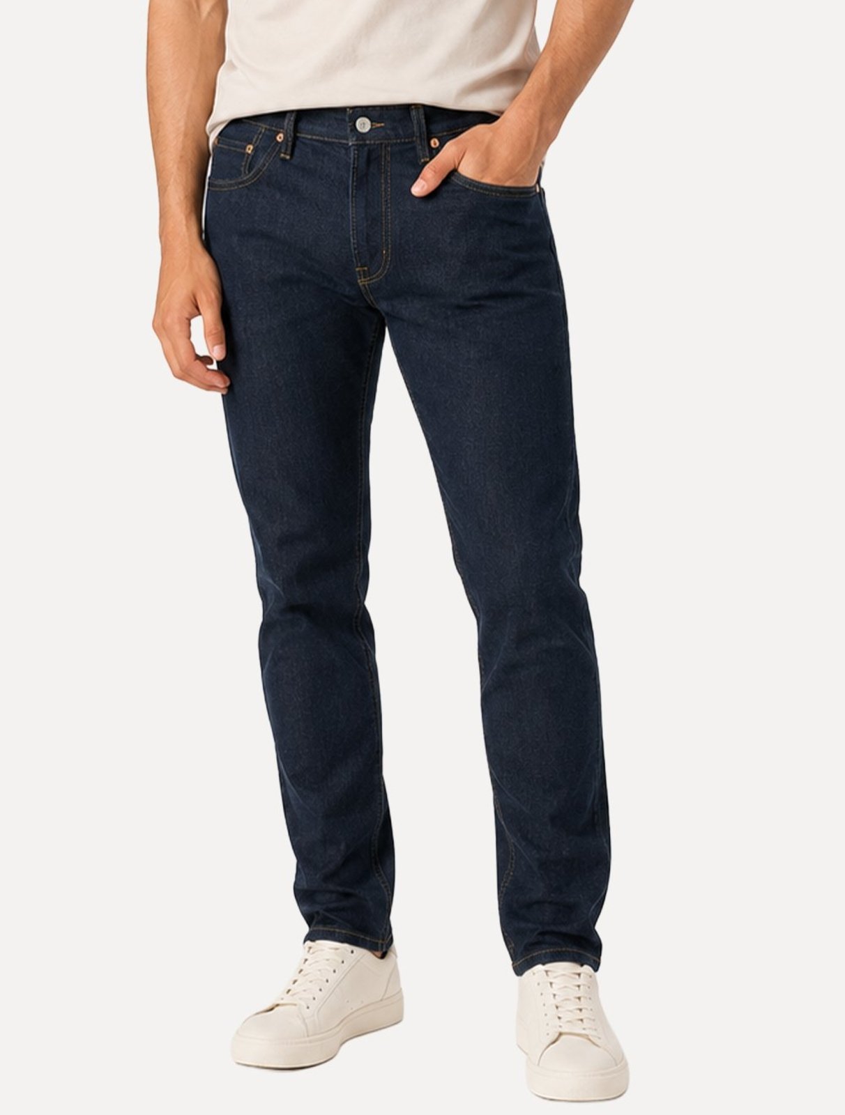 Calça Levis Jeans 511 Slim Stretch Dark Raw Azul Escura