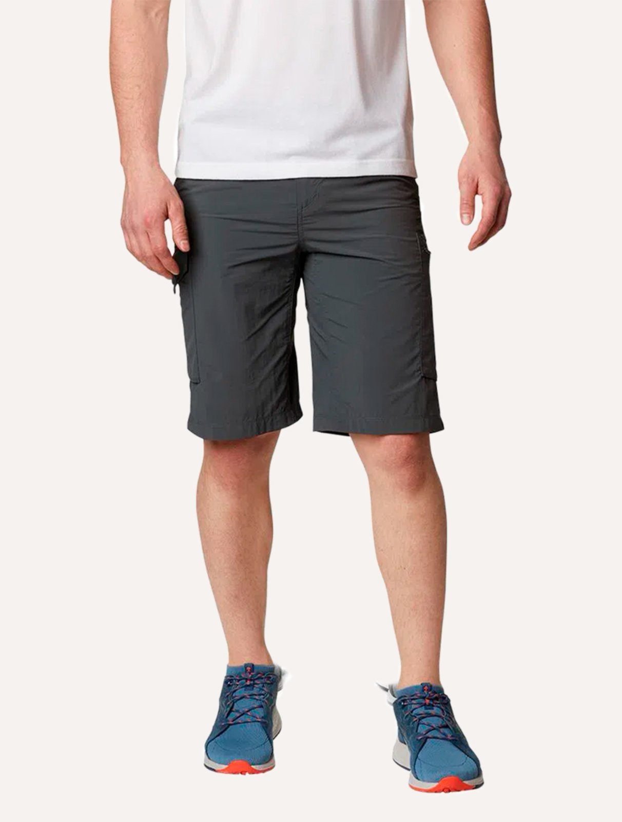 Bermuda Columbia Masculina Cargo Silver Ridge Cinza Escuro