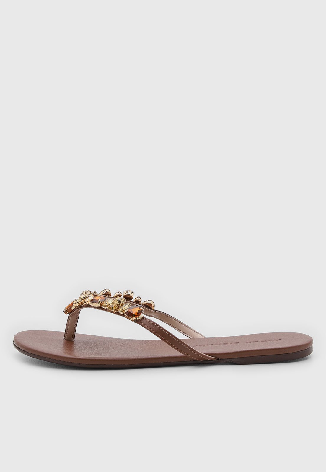 Rasteira Feminina Jorge Bischoff Casual Marrom