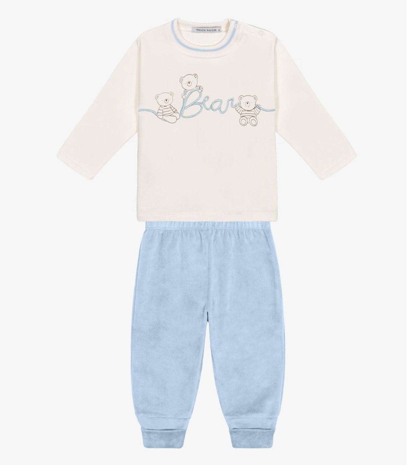 Infantil - Conjunto Blusa com Calça Azul