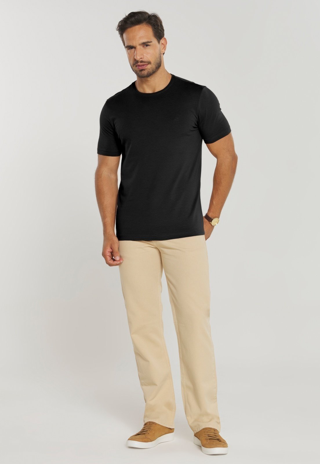 Camiseta Rudély Pima Preto