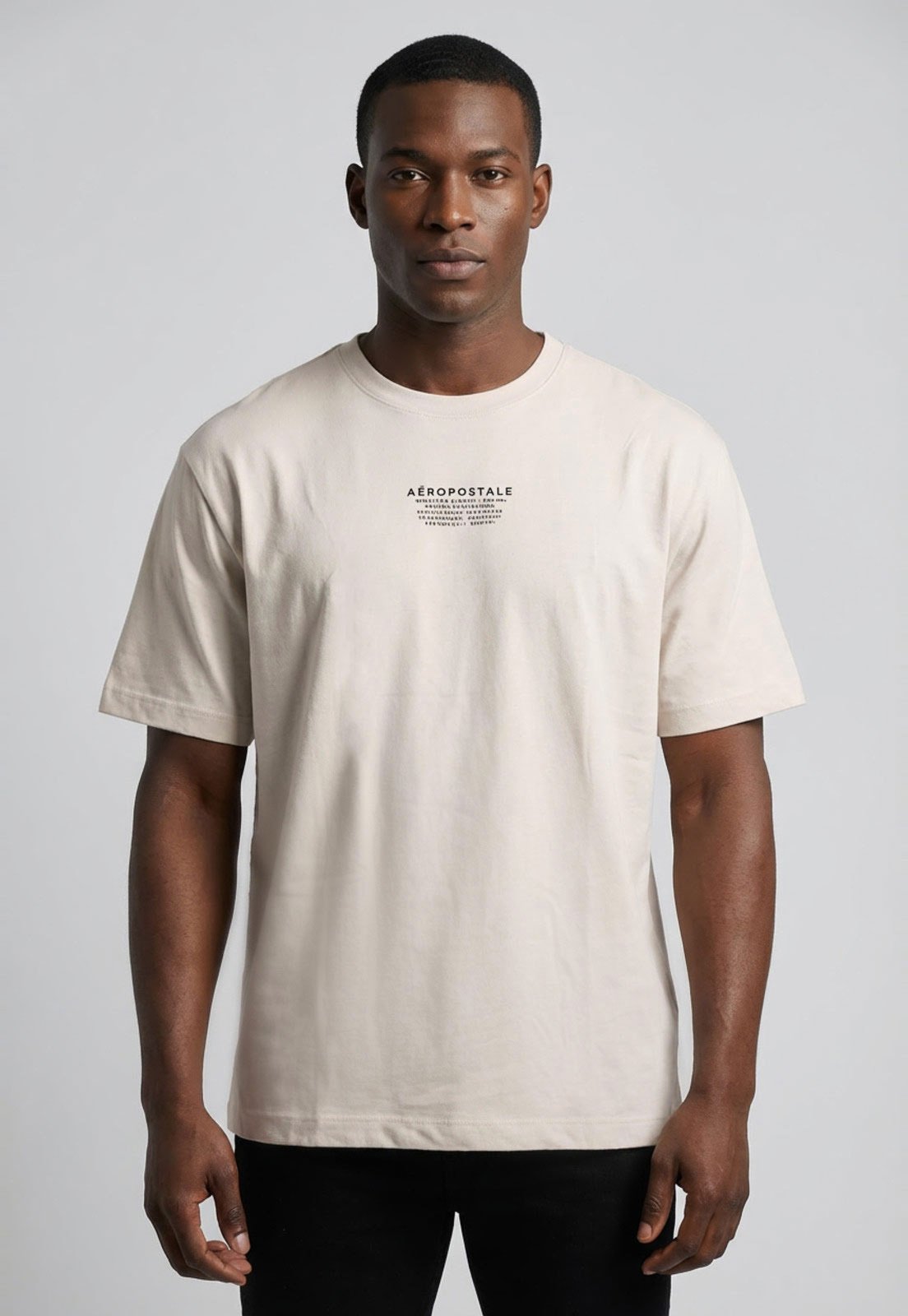Vista 2 Camiseta Masculina Aeropostale Estampa Off-White off-white white Aeropostale off-white white