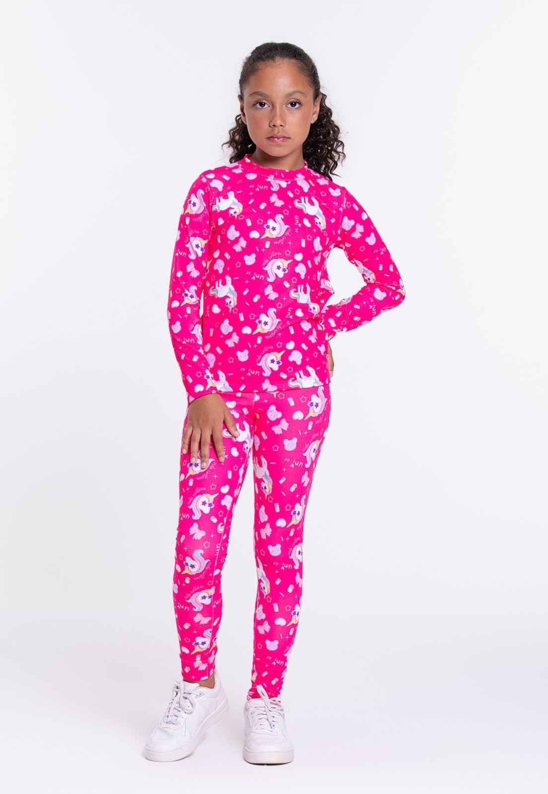 Infantil – Conjunto Térmico Sublimado Unicórnio – Vida Costeira