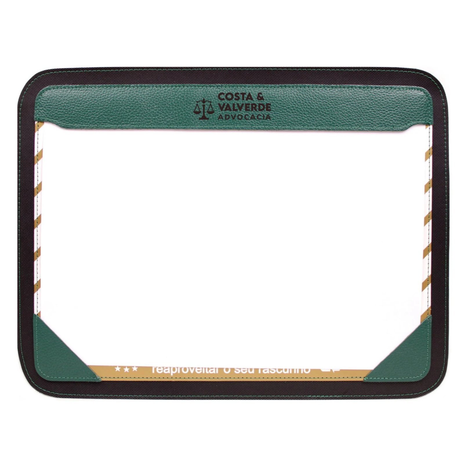 Risque Rabisque Personalizado em Couro Artlux Verde Escuro RR014