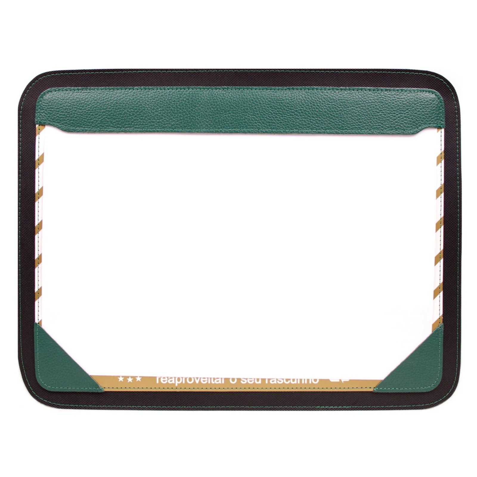 Vista 3 Risque Rabisque Personalizado em Couro Artlux Escuro RR014 verde Artlux verde