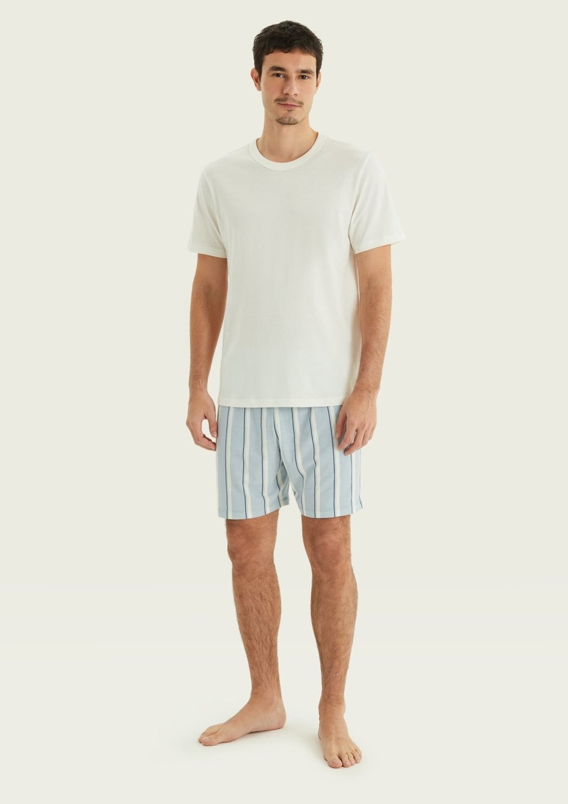 Pijama Curto Masculino + Saquinho Presenteável Hering