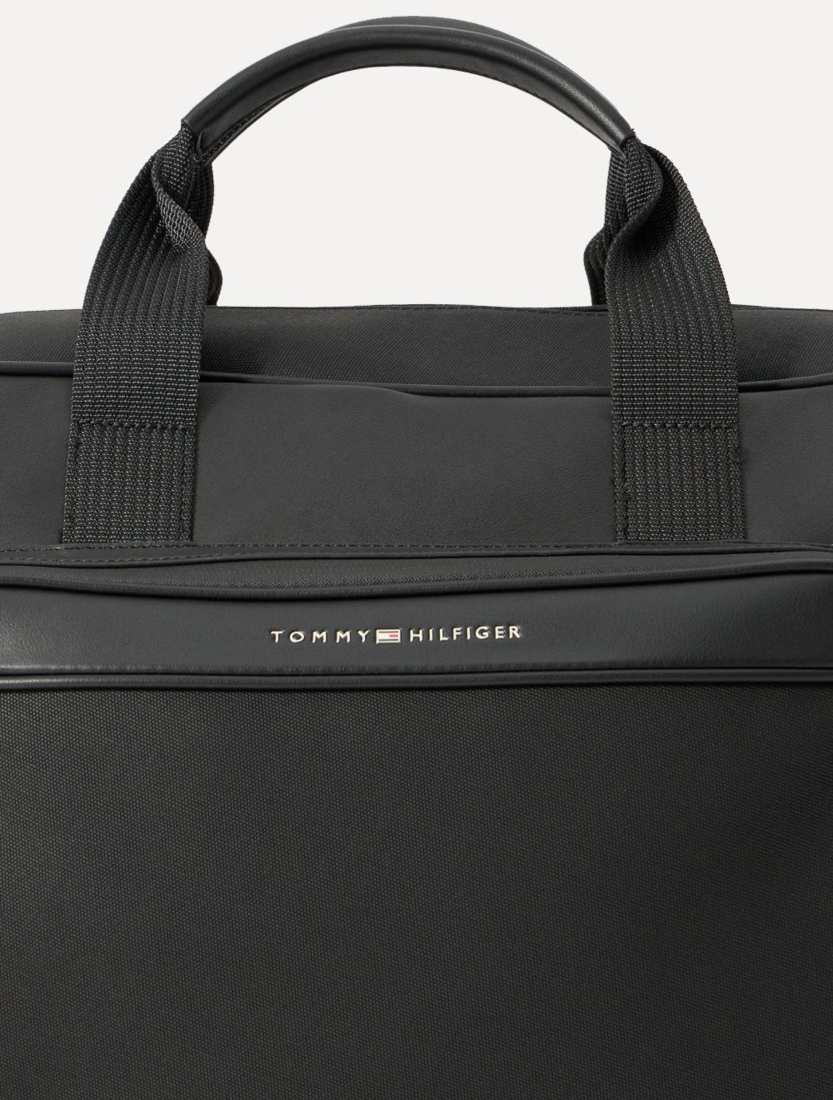 Vista 3 Pasta Tommy Hilfiger Notebook Foundation Preta preto Tommy Hilfiger preto
