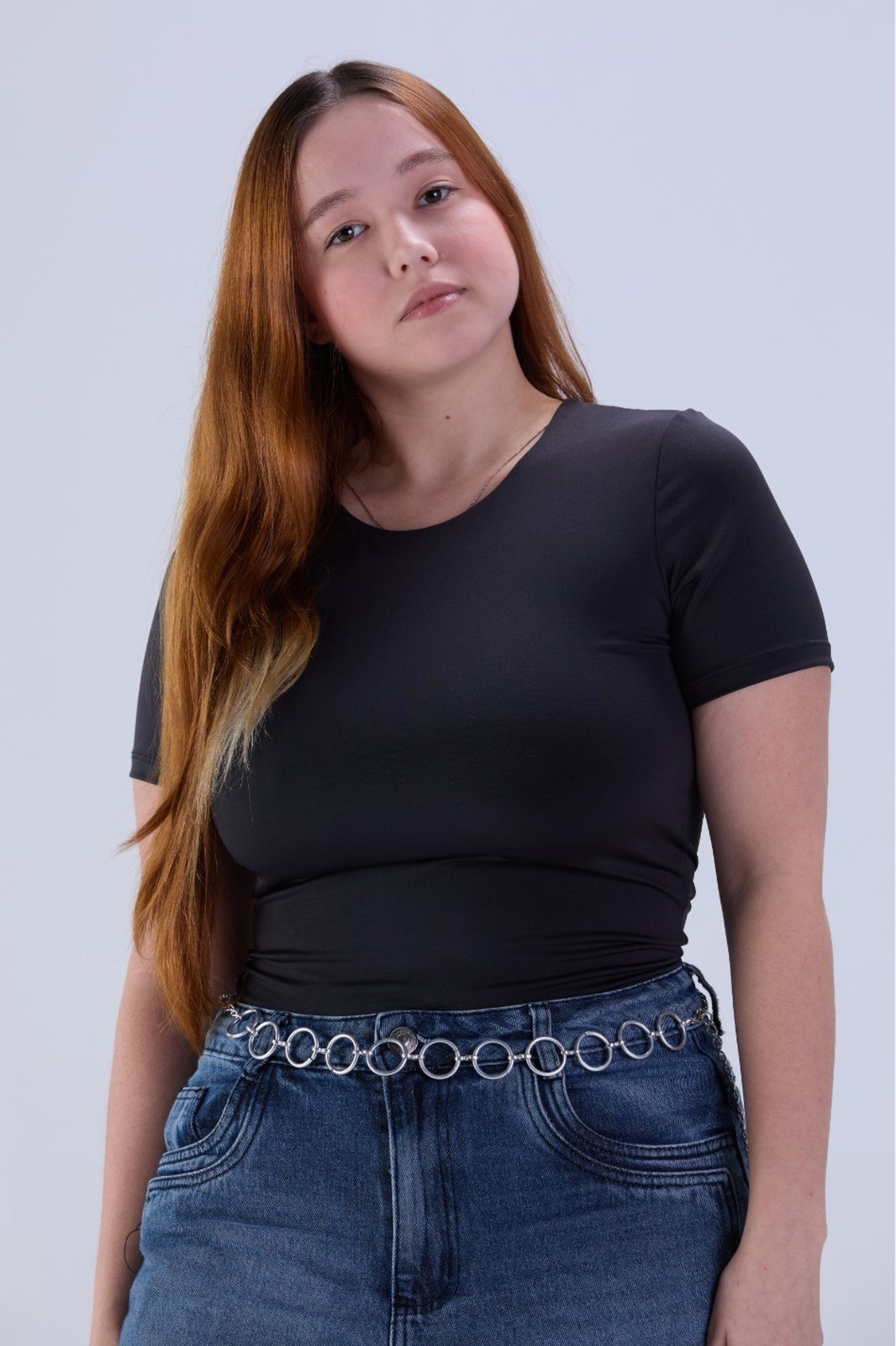 Vista 2 Camiseta Adulto Básica Feminina Suplex Essencial VIDA COSTEIRA marrom VIDA COSTEIRA marrom