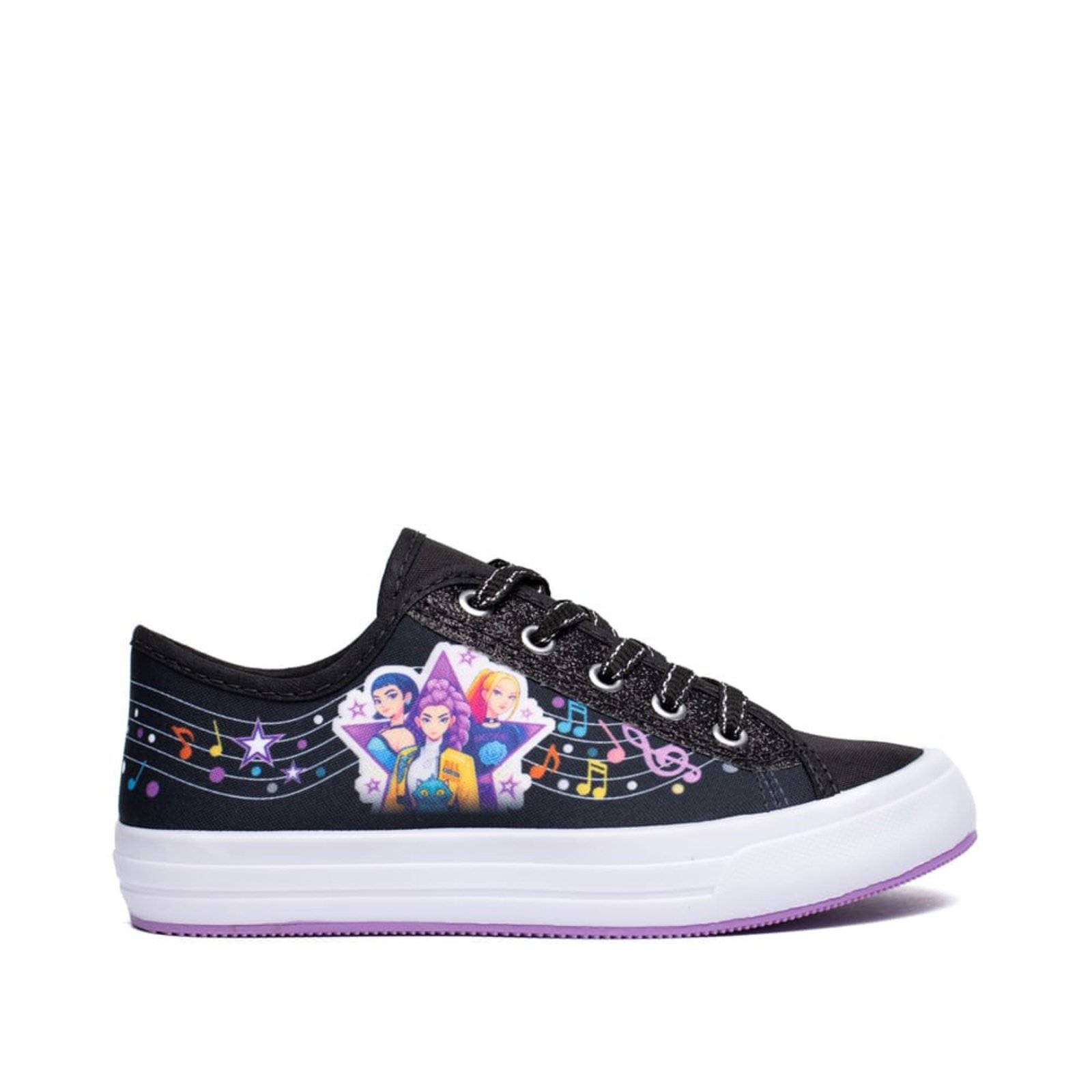 Infantil - Tênis Winipeg Music Glitter Preto