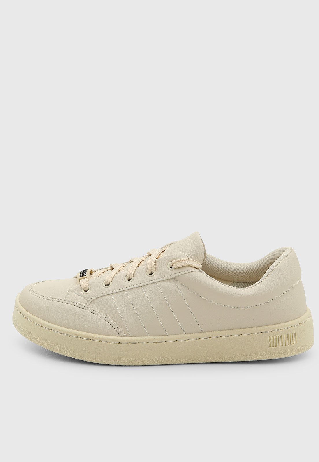Tênis Feminino Santa Lolla Cano Baixo Bege