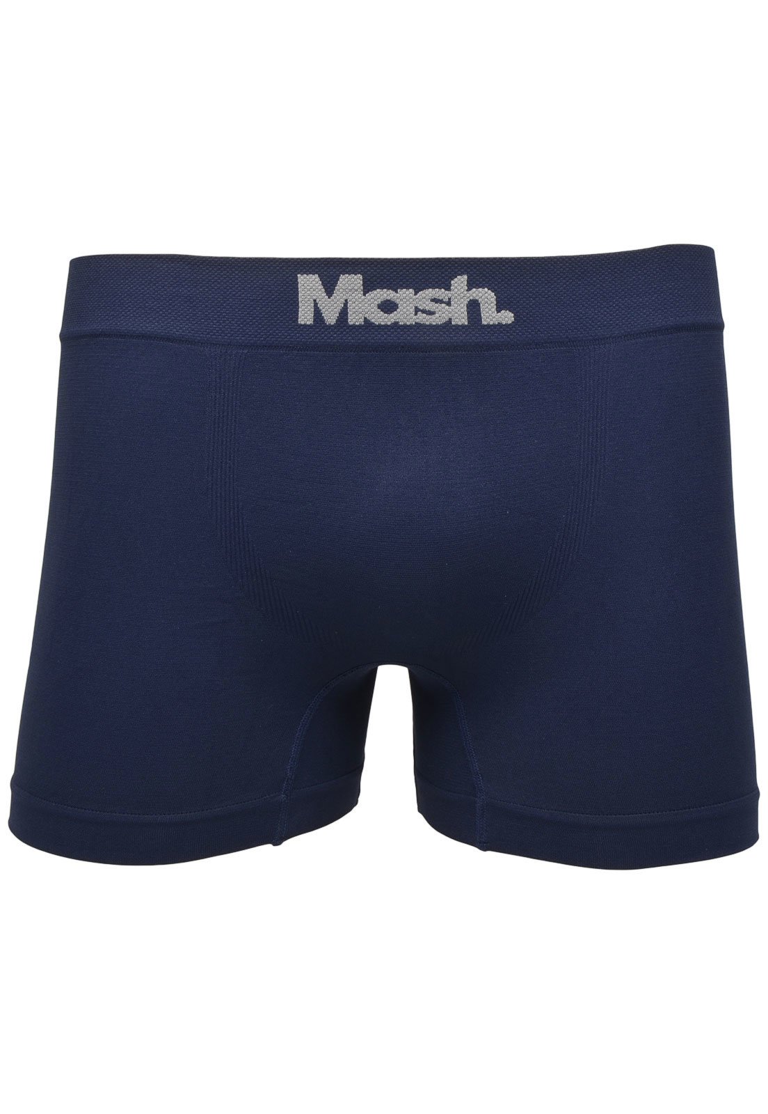 Vista 3 Kit 2pçs Cueca MASH Boxer Sem Costura Logo Azul-Marinho azul marinho MASH azul marinho