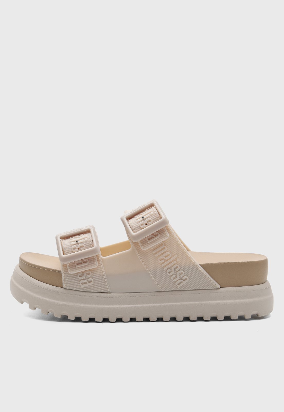Sandália Papete Melissa Cozy M Lover Platform Ad Off-White