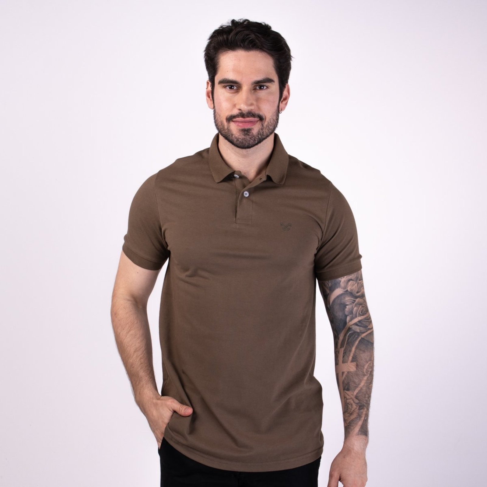 Camisa Polo Live Khaki