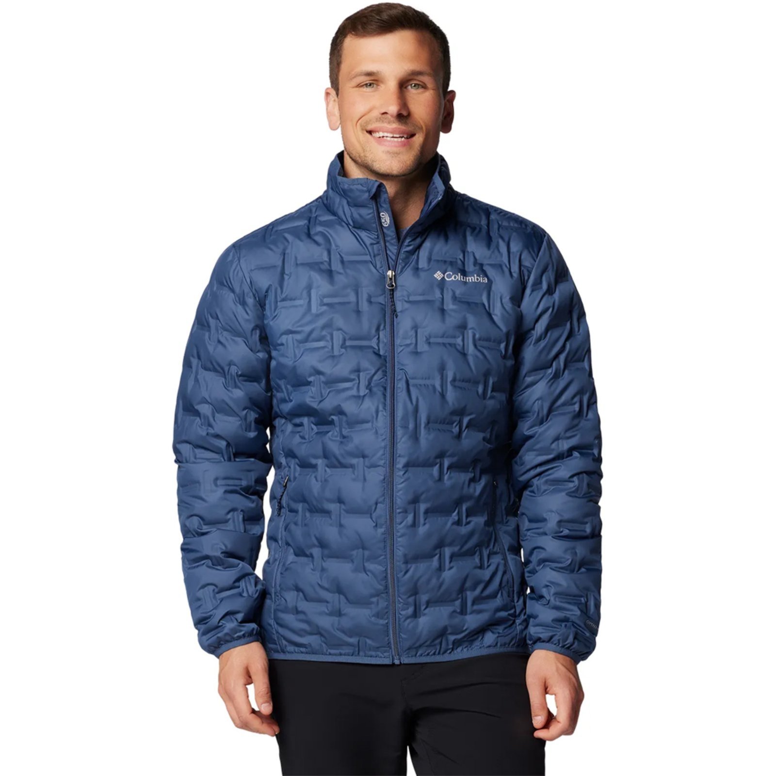 Jaqueta Columbia Delta Ridge II Down Azul Dark Masculino
